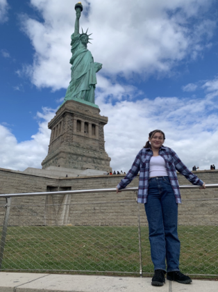 Joselyn Shewey at Liberty Island