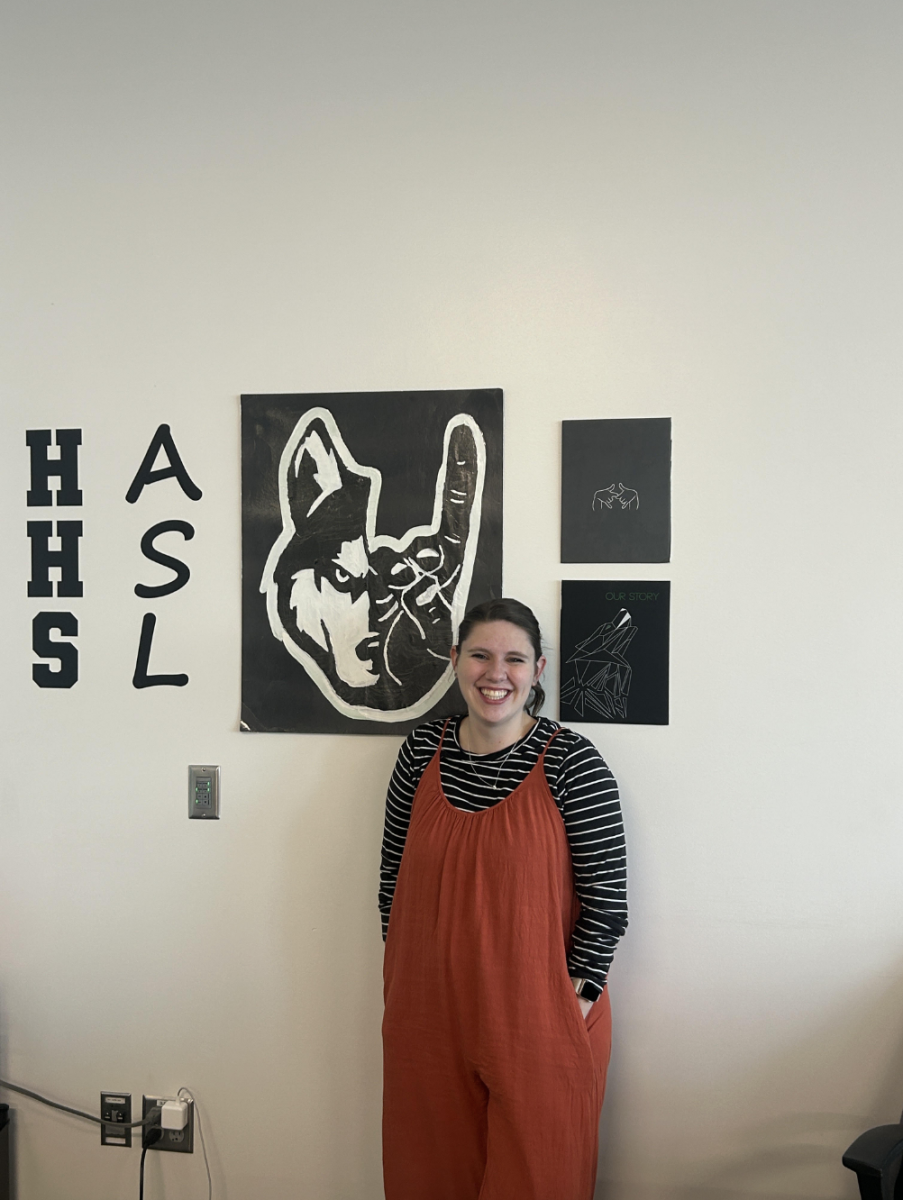 Mrs. Young in her classroom